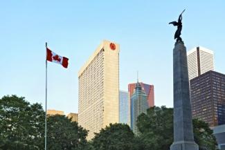 Sheraton Center Hotel in downtown Toronto, Ontario, Canada