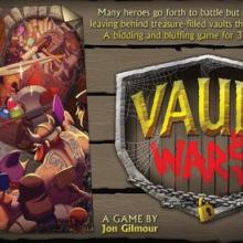 The Box art for Vault Wars Board Game