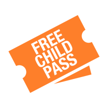 Free Child Pass ticket graphic