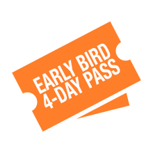 Early Bird 4 Day Pass ticket graphic