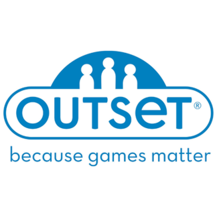 Outset logo & slogan "because games matter"